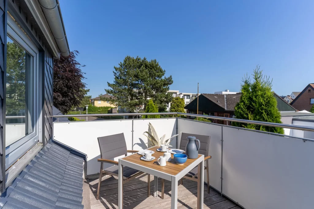 Strandhuus Grömitz Ferienwohnung Terrasse