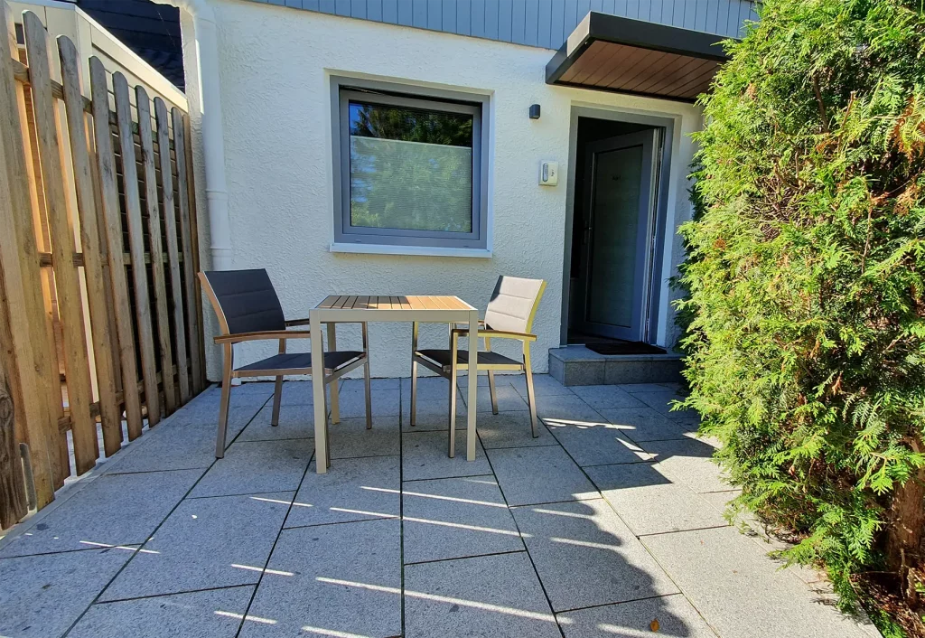 Strandhuus Grömitz Ferienwohnung Koje 1 Terrasse fotografiert von mobbys pics