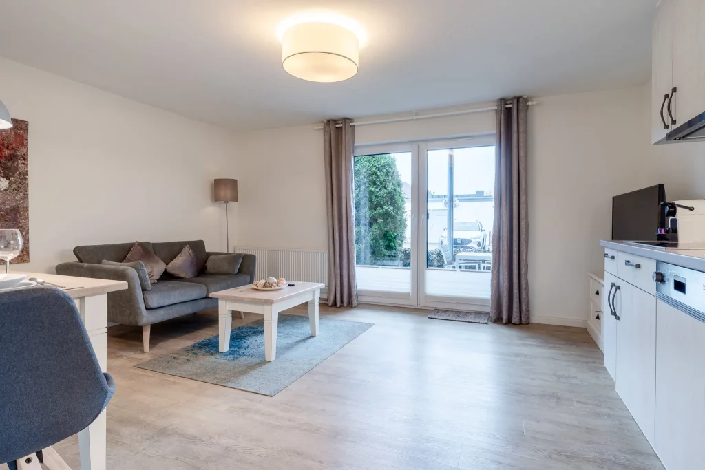 Strandhuus Grömitz Ferienwohung Kleine Kajüte 2 Wohnzimmer fotografiert von mobbys pics Bildnummer 107824