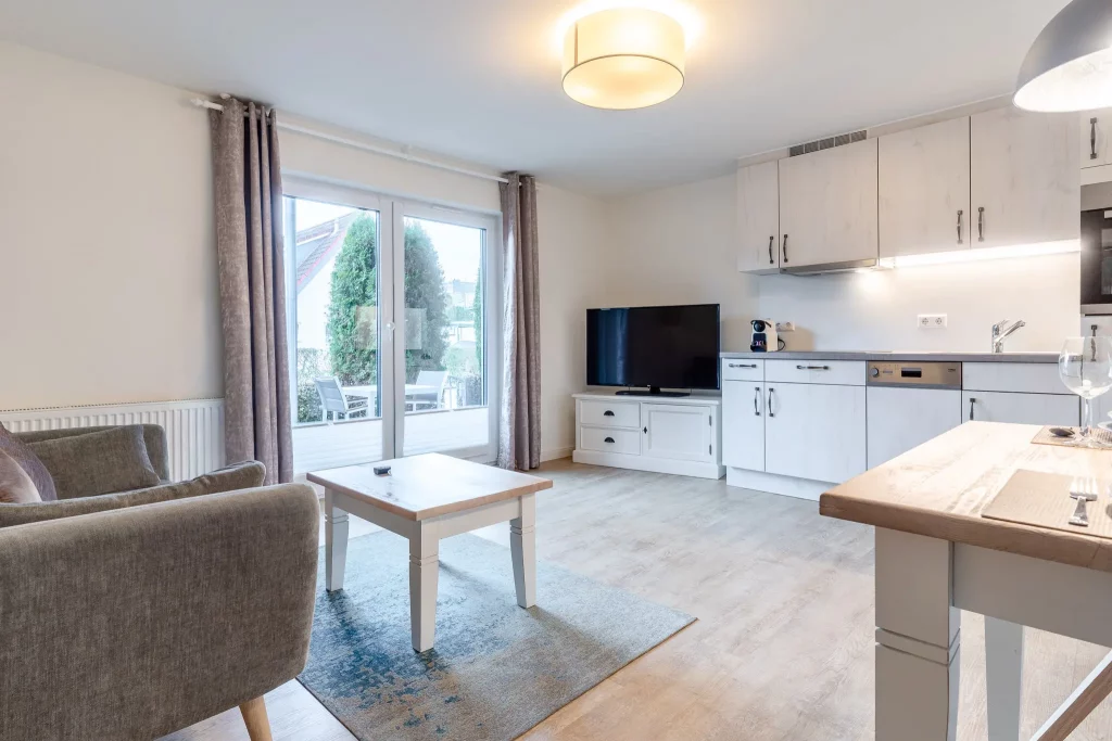 Strandhuus Grömitz Ferienwohung Kleine Kajüte 2 Wohnzimmer fotografiert von mobbys pics Bildnummer 107836